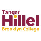 Tanger Hillel Brooklyn College logo with "Tanger" and "Hillel" in maroon, "Brooklyn College" in yellow, proudly representing the vibrant CUNY community.